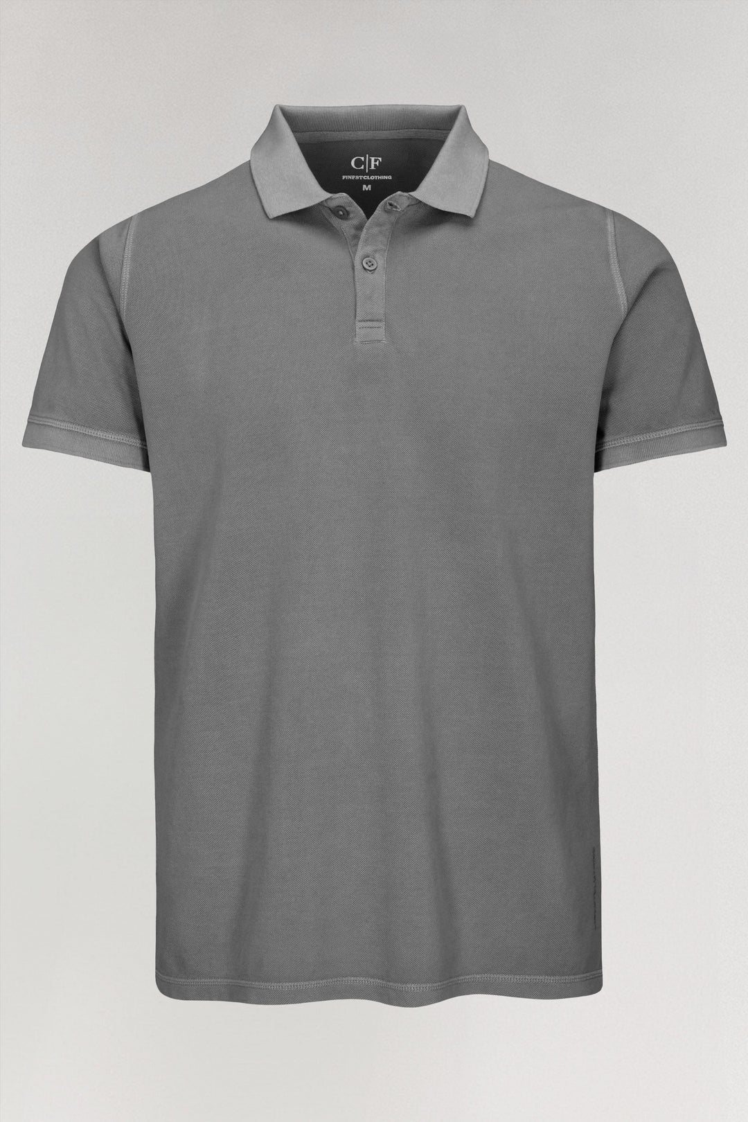 Klassiek grijs poloshirt