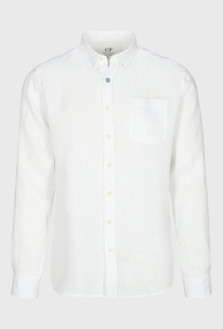 Linen shirt in white color