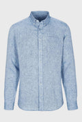 Linen Shirt in Classic Blue