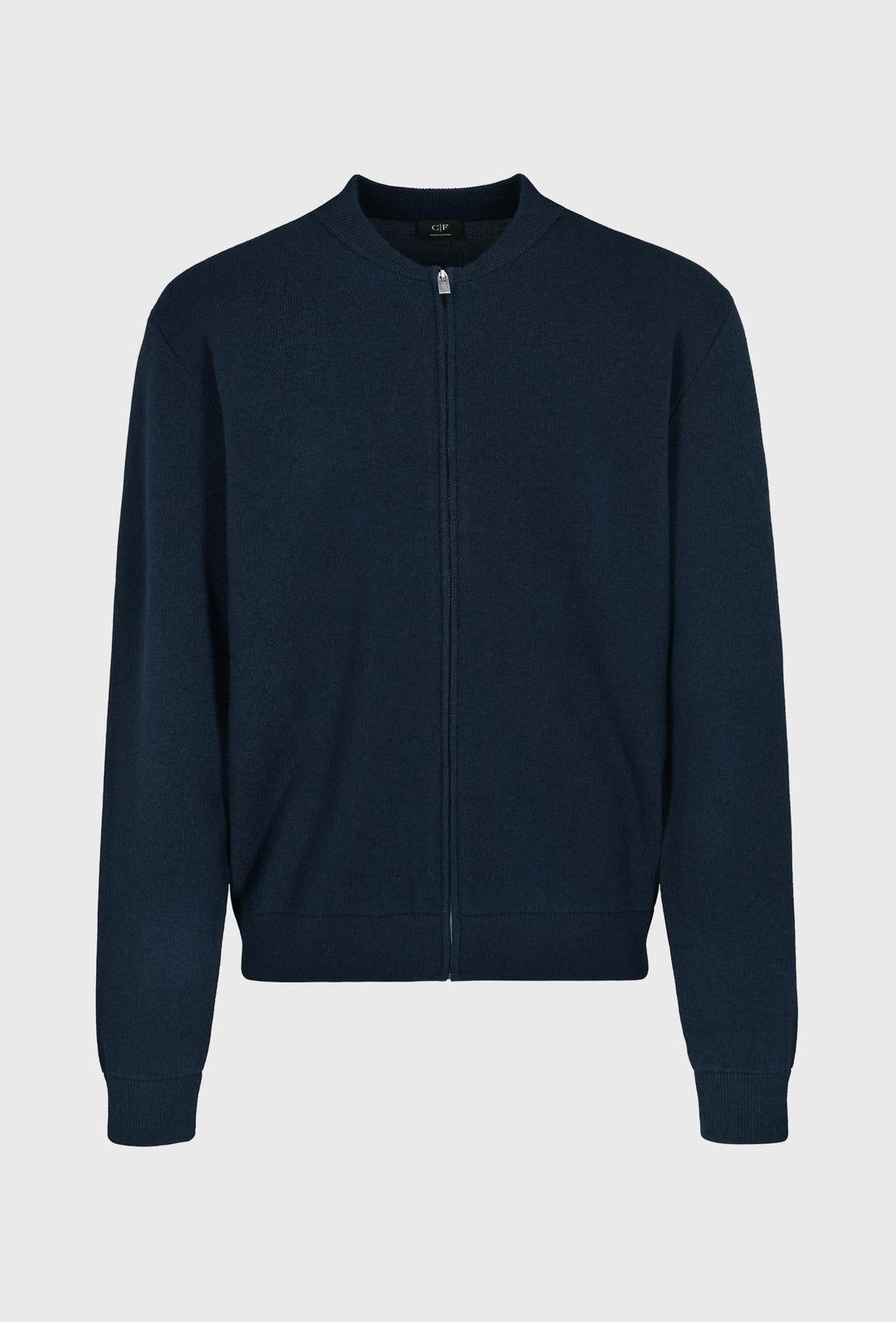 Commander Navy Zip-Up Cardigan