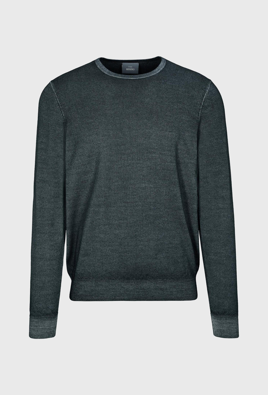 Graphite Smooth-Knit Crew-Neck Jumper