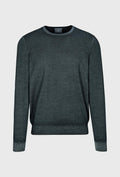 Graphite Smooth-Knit Crew-Neck Jumper