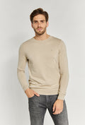 Jumper with Ribbed Trims