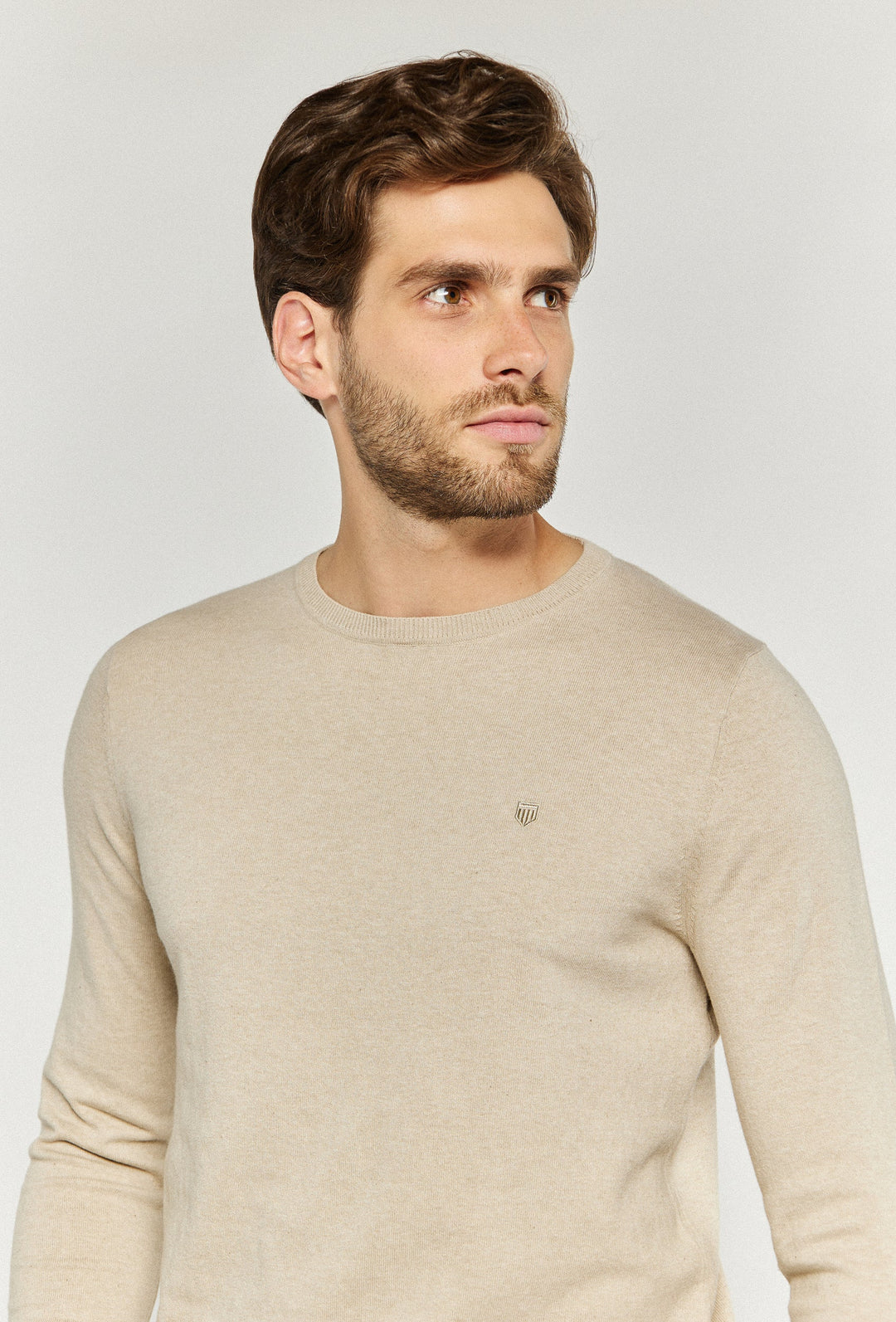 Jumper with Ribbed Trims