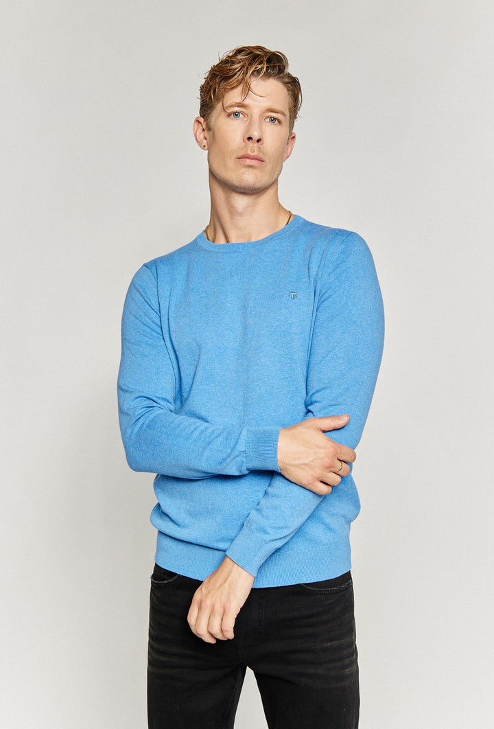 BASEFIELD Baumwollpullover mit Rippbündchen