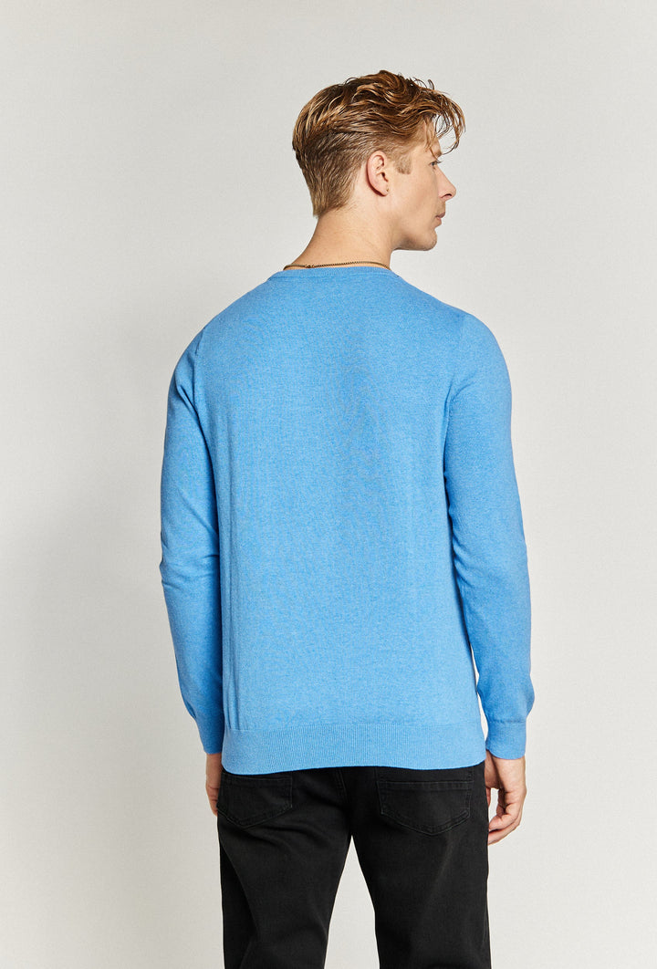 BASEFIELD Baumwollpullover mit Rippbündchen