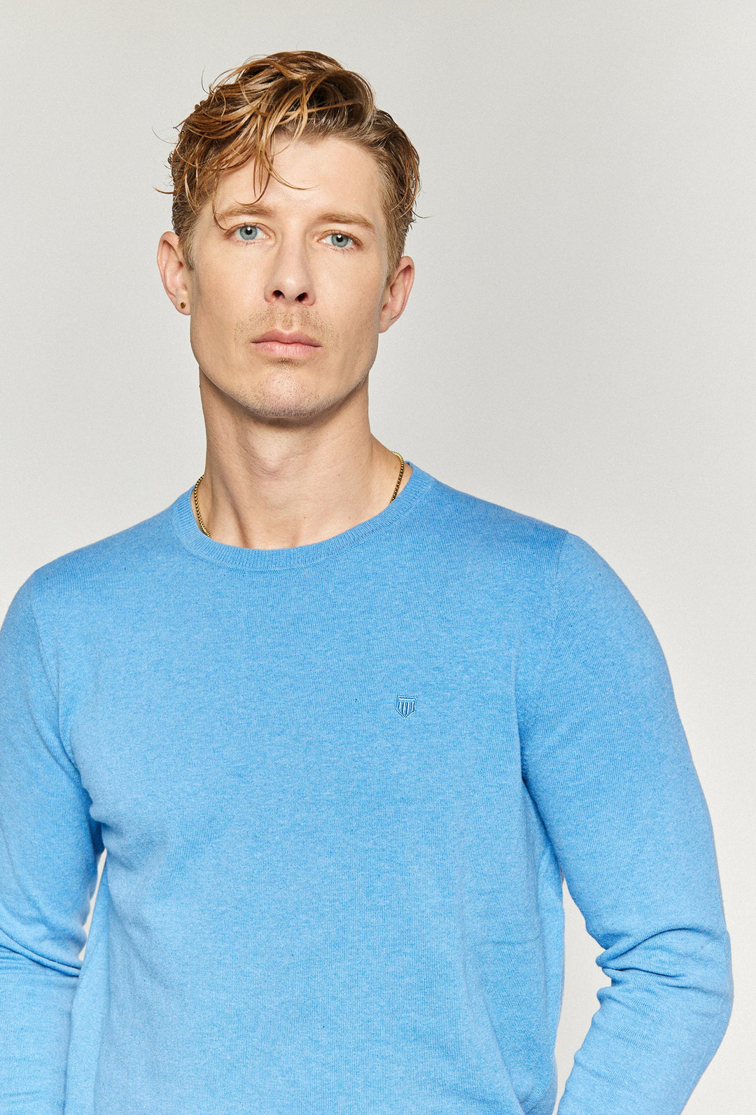 BASEFIELD Baumwollpullover mit Rippbündchen