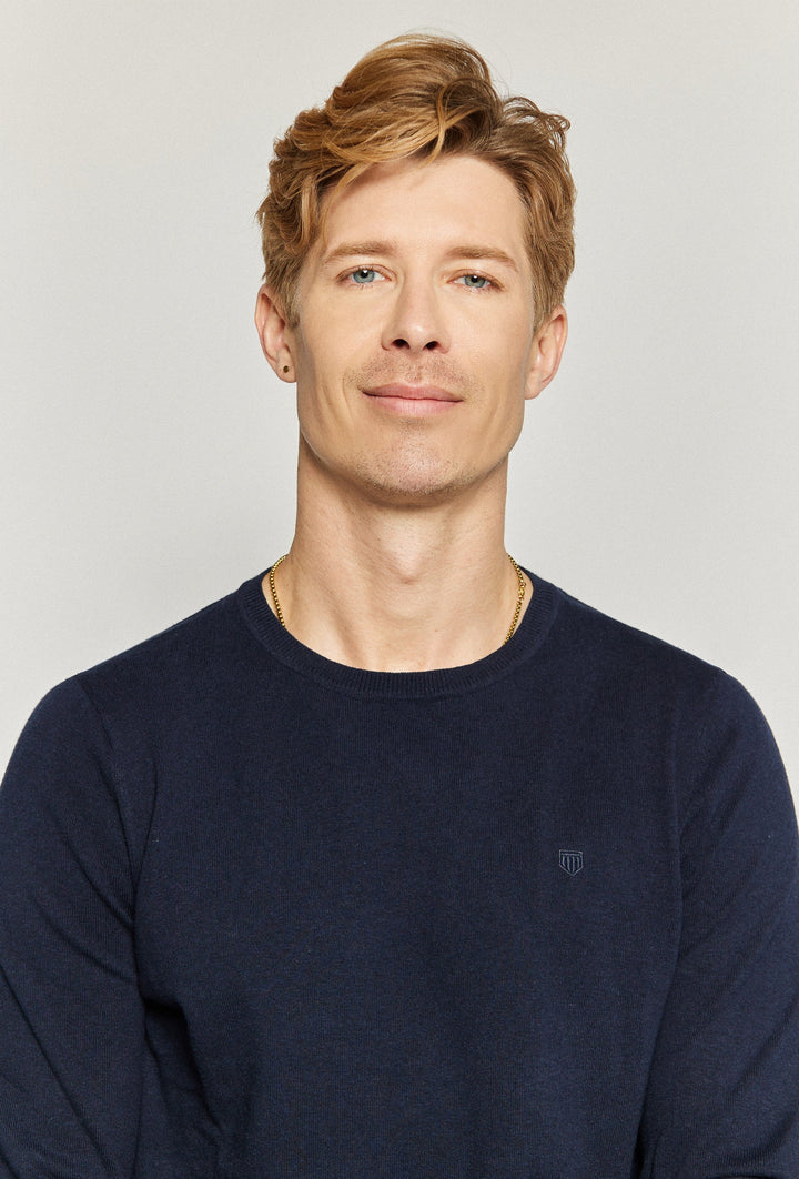 Jumper with Ribbed Trims