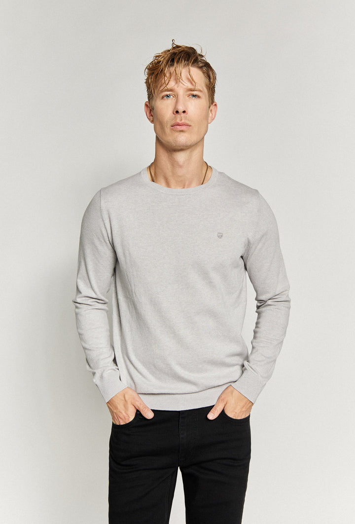 Jumper with Ribbed Trims