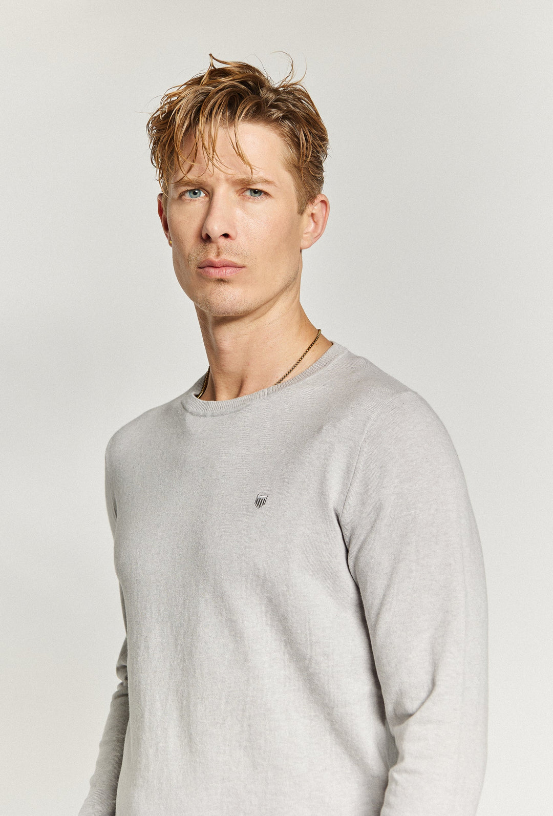 Jumper with Ribbed Trims