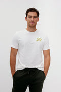 Classic Cotton T-Shirt with a Back Print