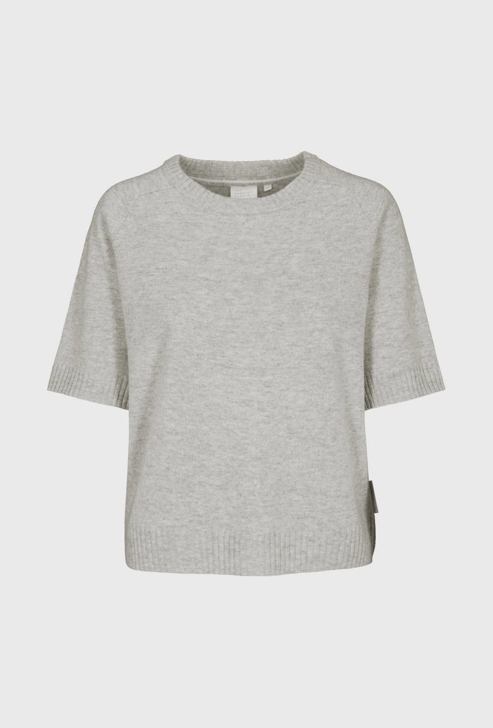 Grey Short-Sleeve Jumper