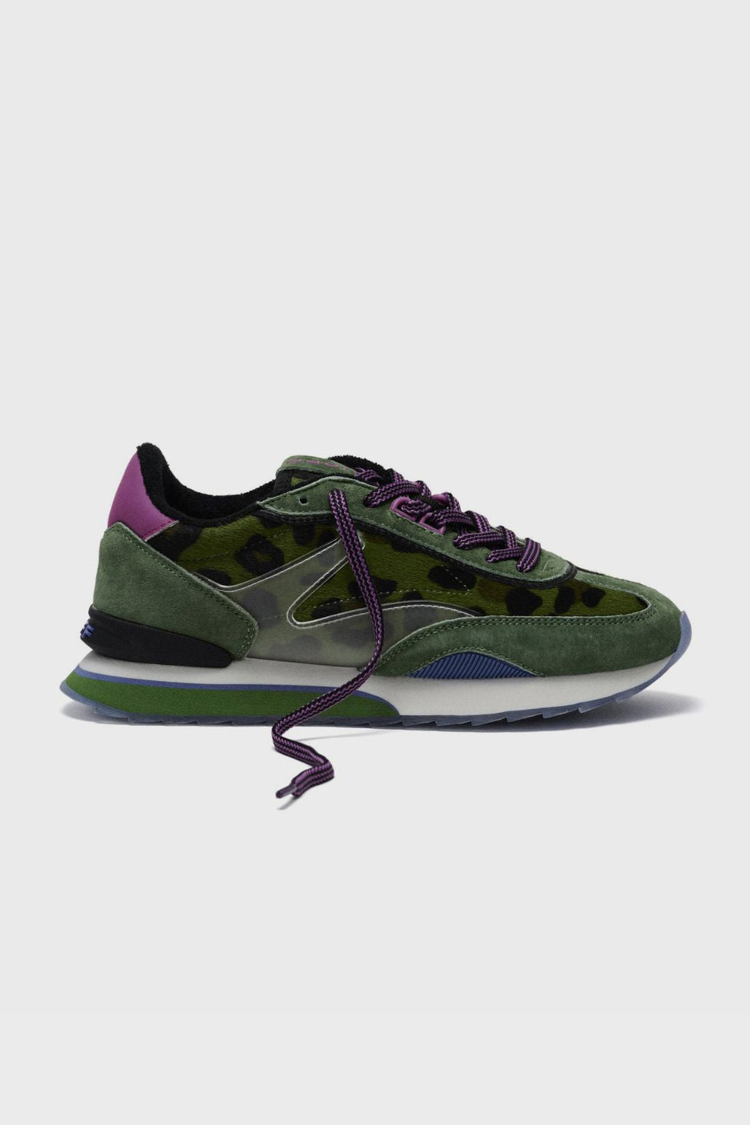 HOFF City Trainers in Purple with Forest Accent