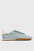 Light Blue Suede Trainers