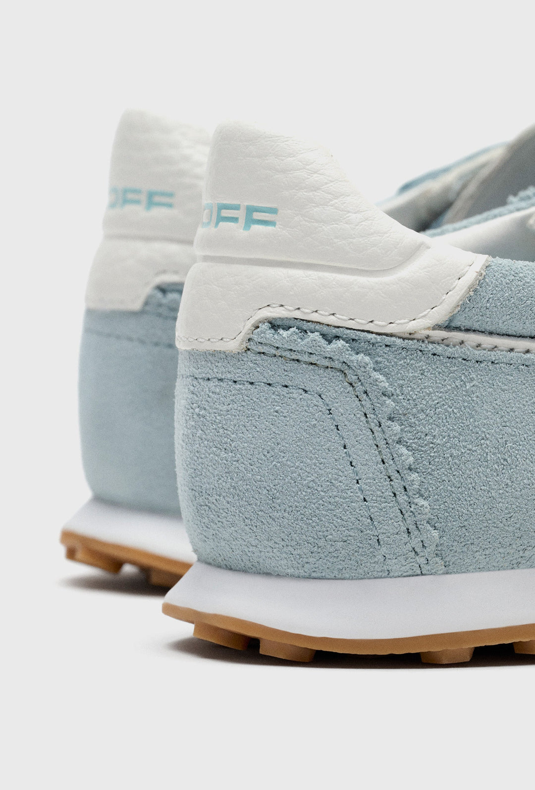 Light Blue Suede Trainers
