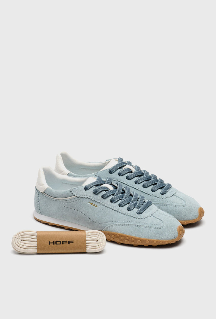 Light Blue Suede Trainers