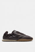 Dunkelbraune HOFF Leder-Sneaker mit Gummisohle