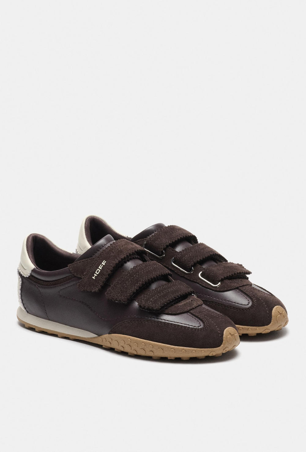 HOFF Brown Trainers with Hook-and-Loop Fastenings