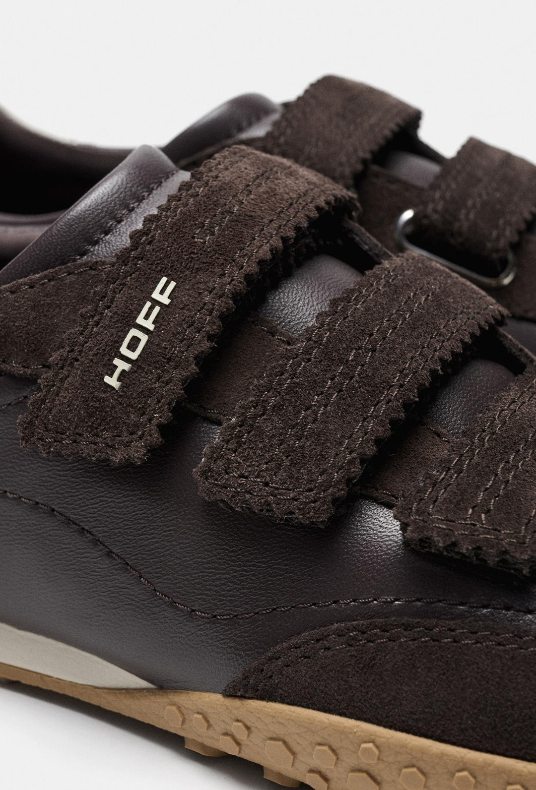 Braune HOFF Sneaker mit Klettverschlüssen