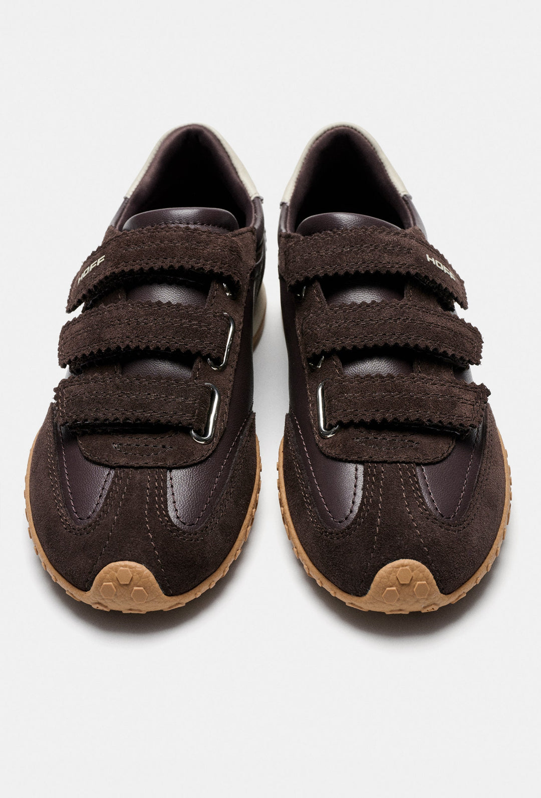 Braune HOFF Sneaker mit Klettverschlüssen