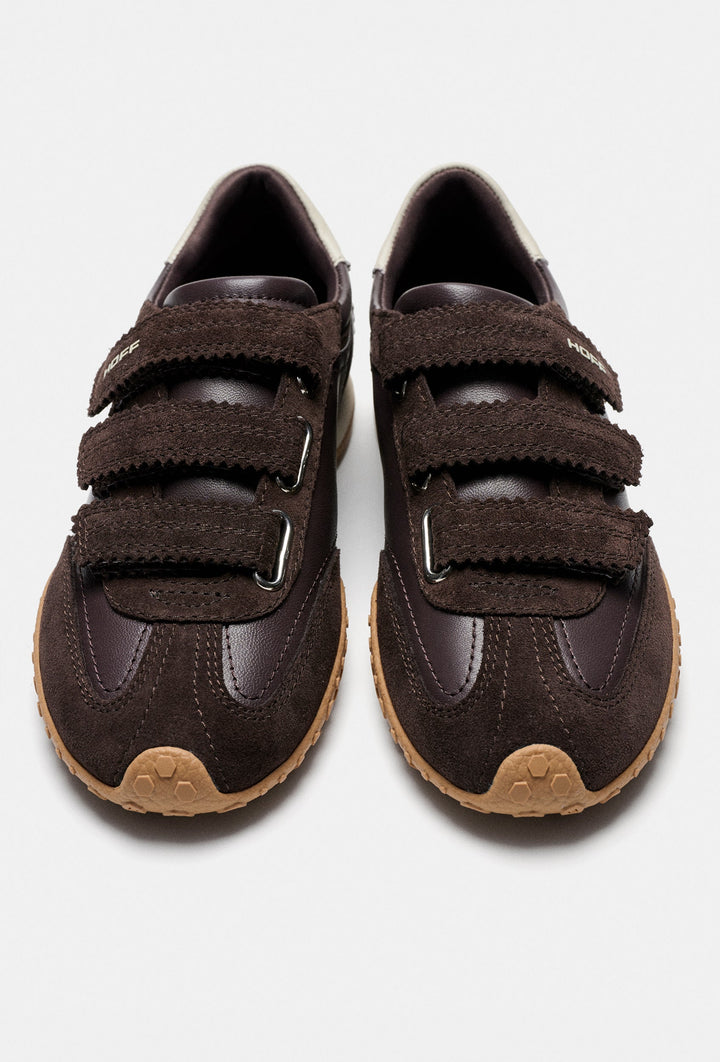 Braune HOFF Sneaker mit Klettverschlüssen