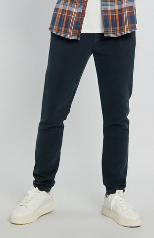 Men's Navy Trousers with a Comfortable Sporty Drawstring