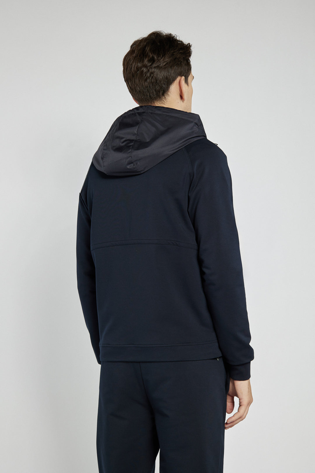 Men's navy blue Campione hoodie