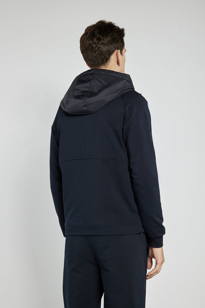 Men's navy blue Campione hoodie
