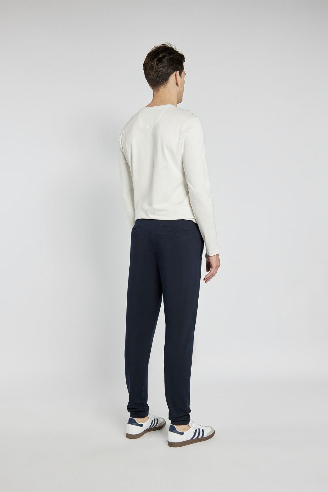 Men's navy blue Campione sweatpants