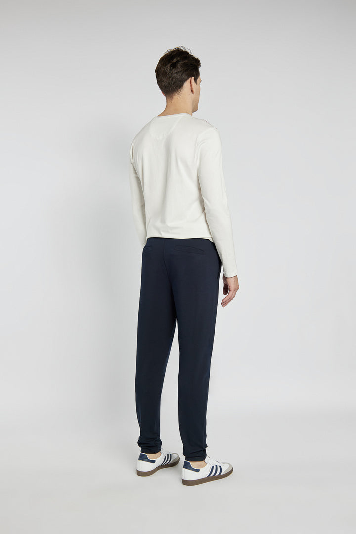Men's navy blue Campione sweatpants