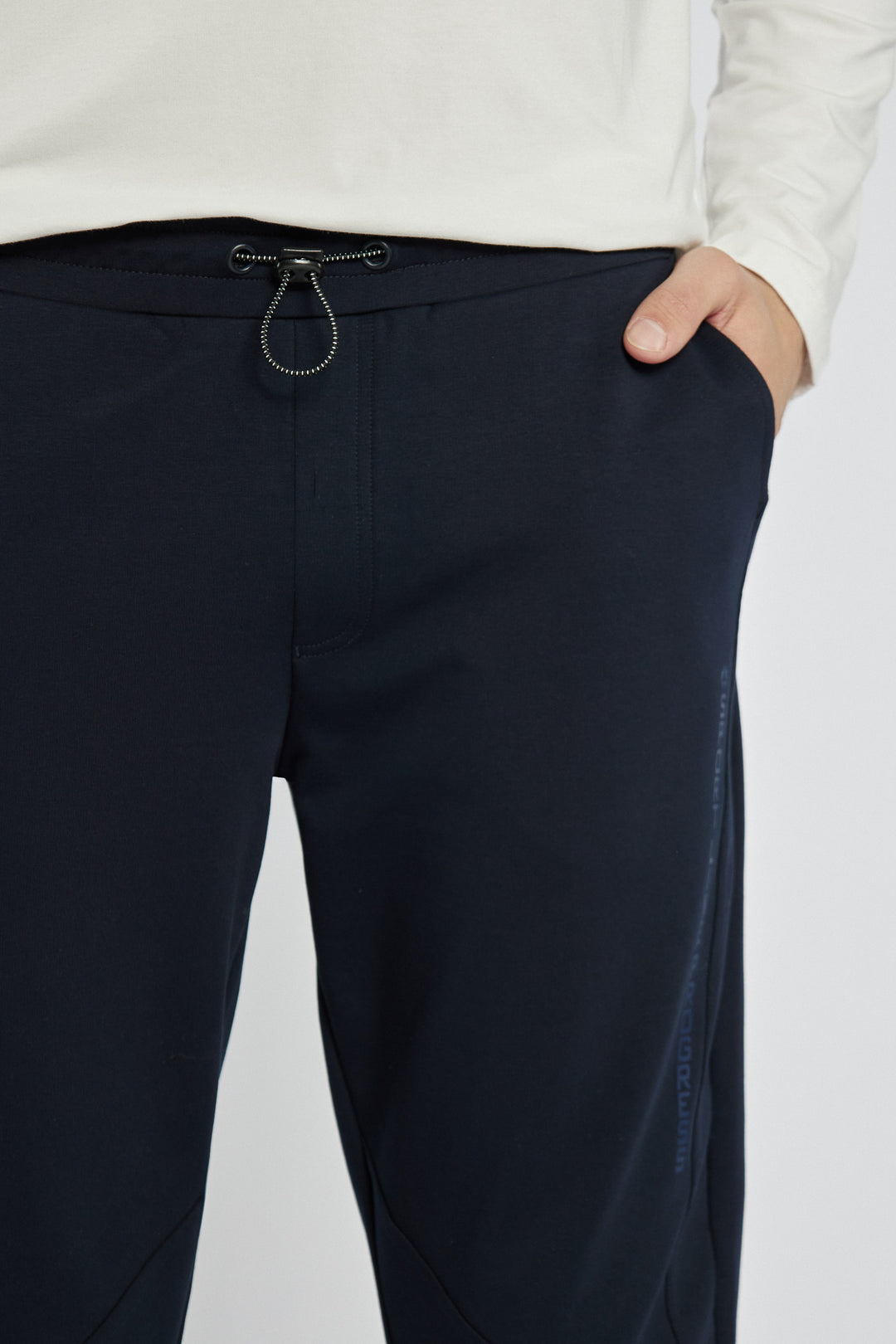 Men's navy blue Campione sweatpants
