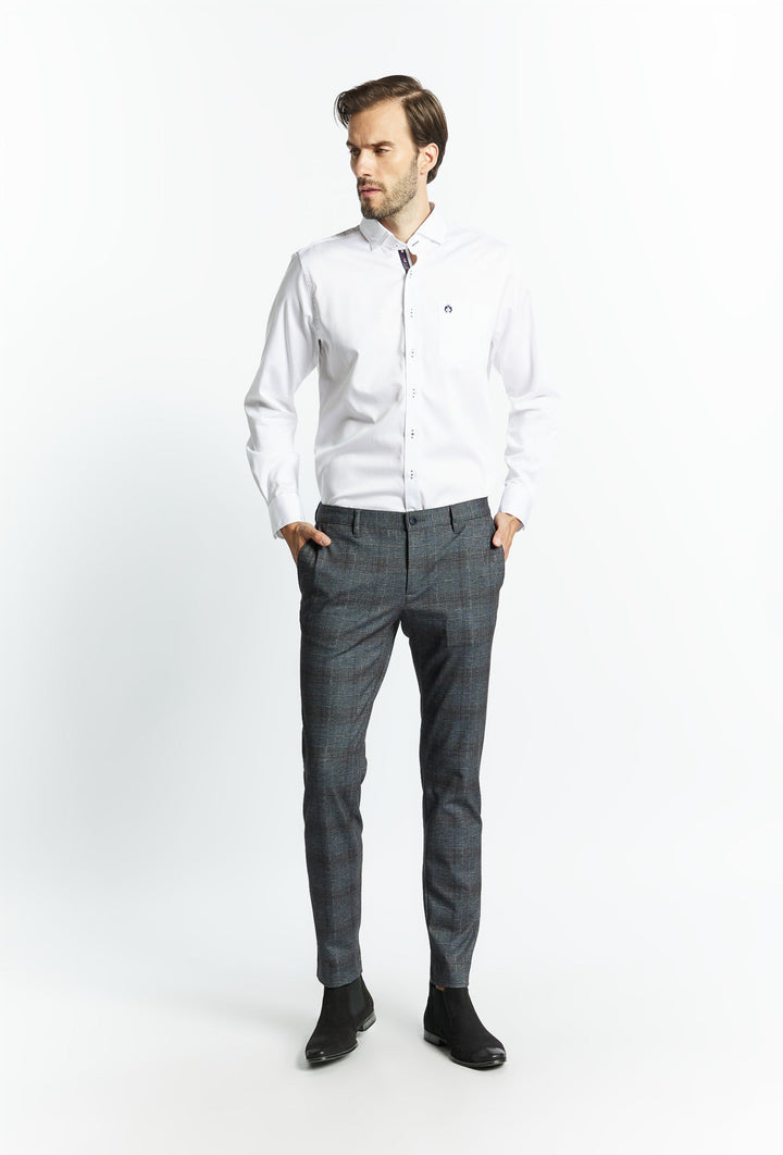 Elegante geruite broek