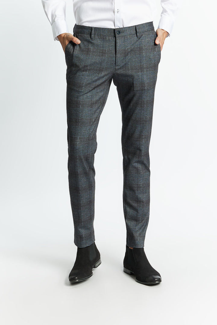 Elegante geruite broek