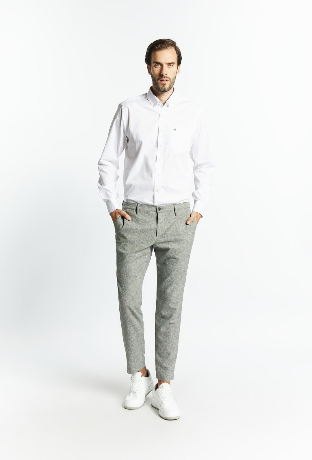 Elegante Hose aus Wollmischung