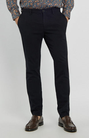 Men's Navy Fitted Trousers