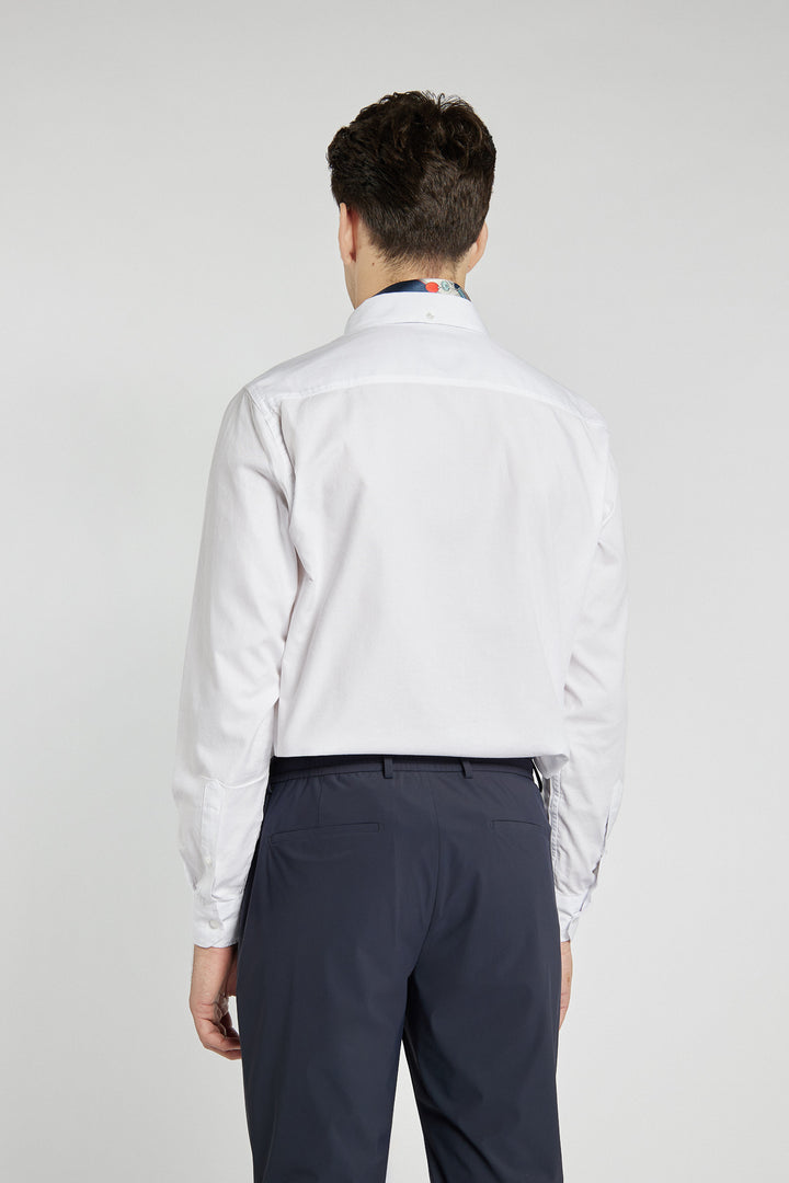 Campione men's white long-sleeved shirt