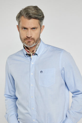 Campione Regular Fit men's shirt in light blue