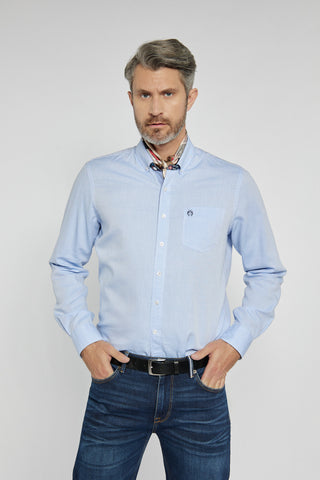Campione Modern Fit men's shirt in light blue