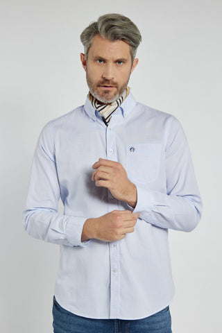 Campione men's shirt, light blue, Regular Fit