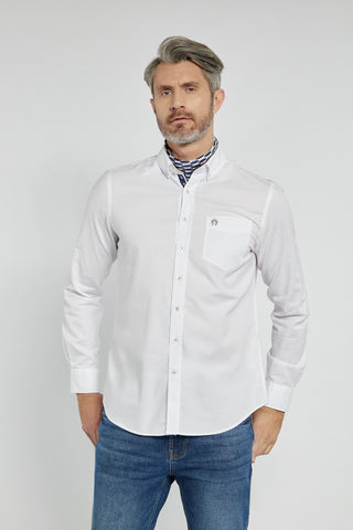 Campione men's white Modern Fit shirt