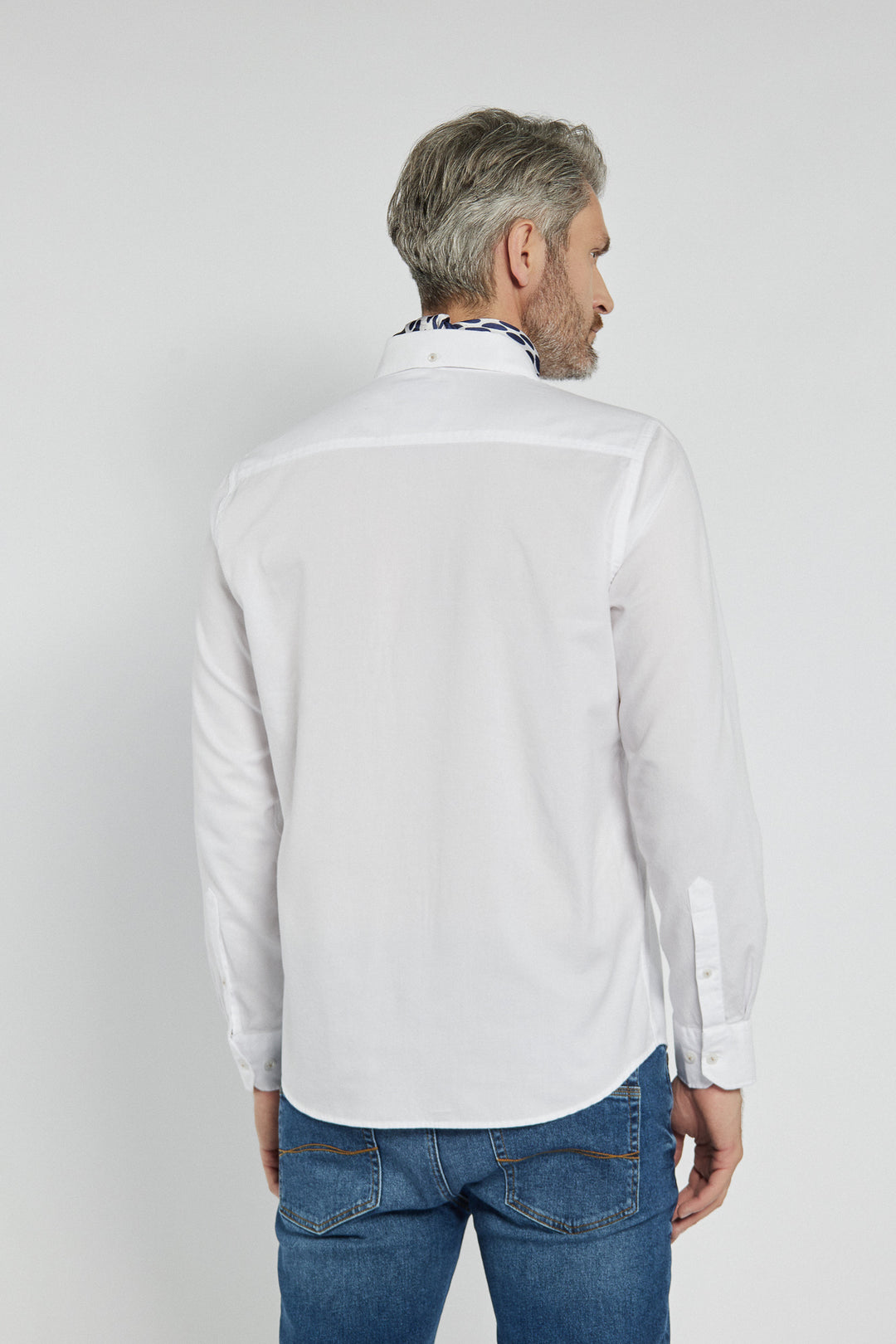 Campione men's white Modern Fit shirt