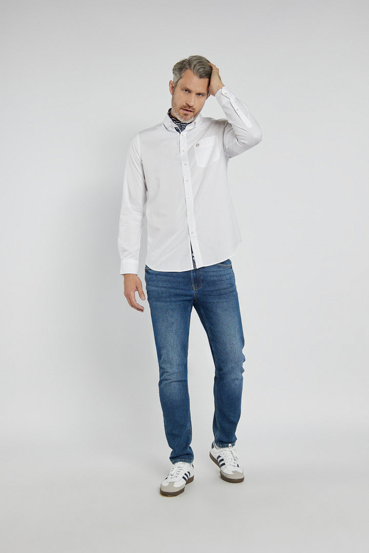 Campione men's white Modern Fit shirt