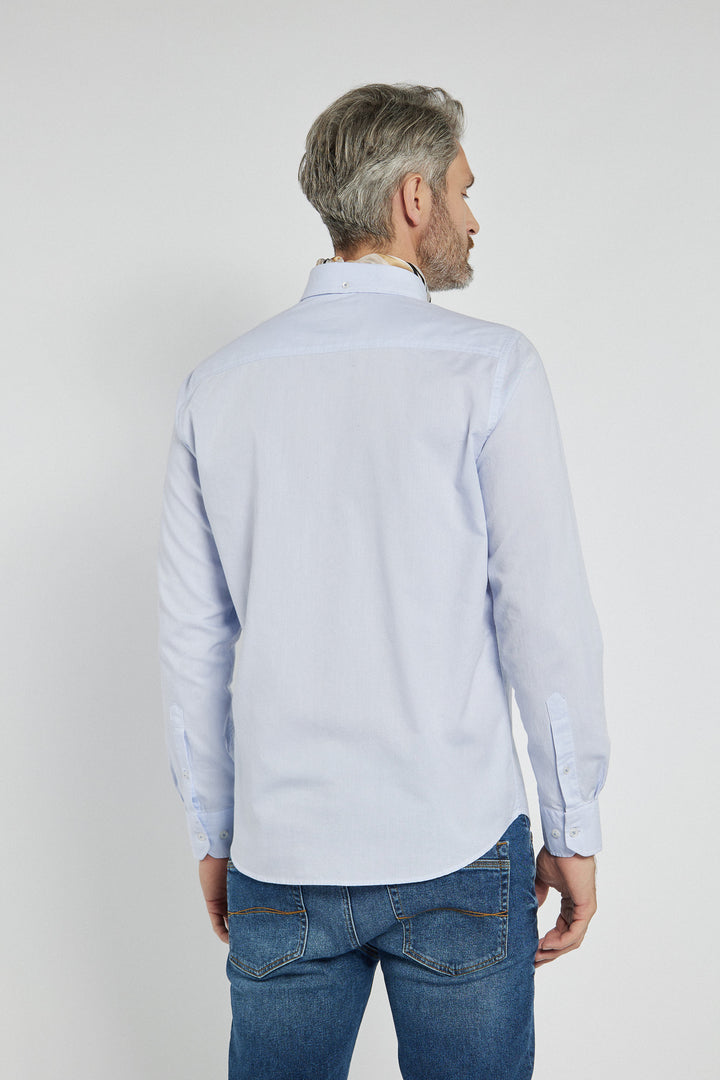 Campione men's light blue Modern Fit shirt