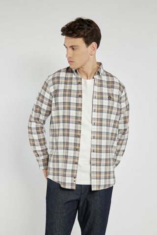 Campione men's regular fit checked shirt