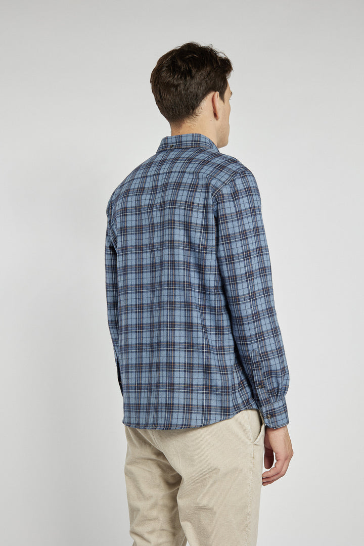Campione Regular Fit men's shirt in blue check