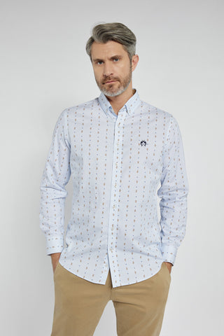 Men's Campione Modern Fit striped and patterned shirt