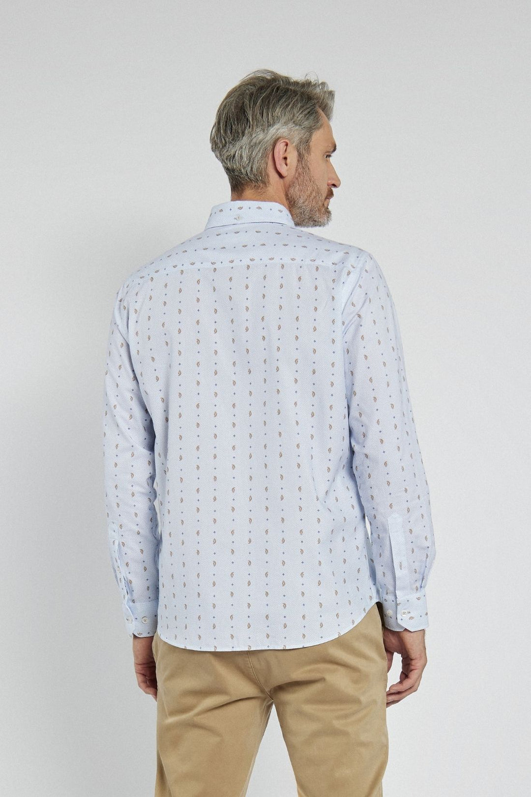 Men's Campione Modern Fit striped and patterned shirt