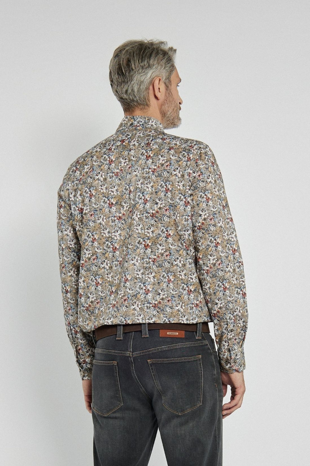 Men's Campione patterned Modern Fit shirt