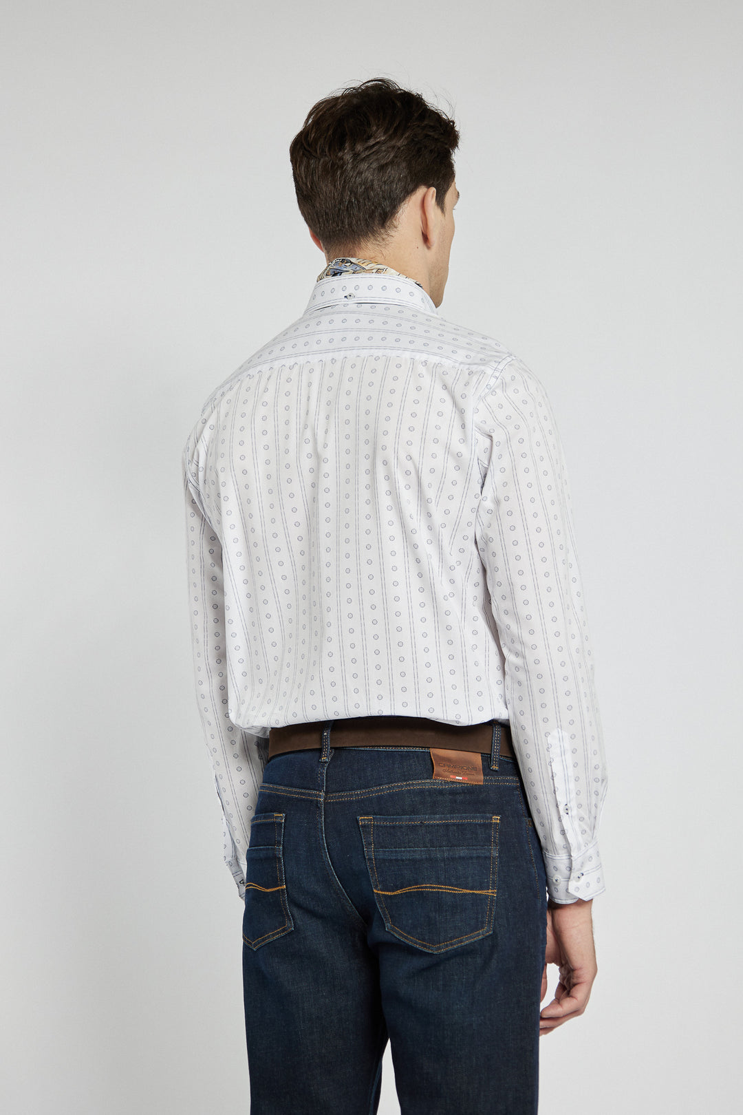 Campione Modern Fit men's shirt with small patterns