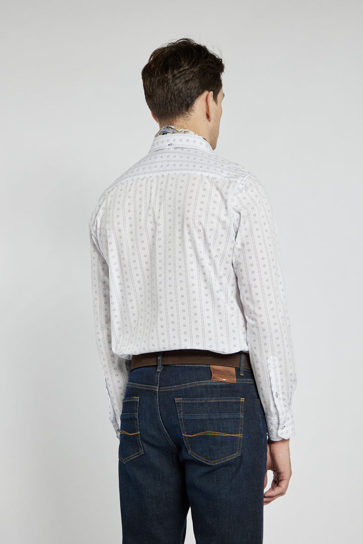 Campione Modern Fit men's shirt with small patterns